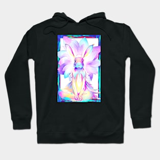 Rainbow Rabbit 001 Hoodie